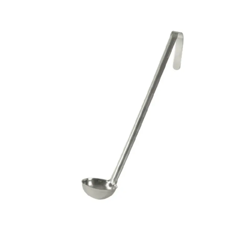CAC China SSLD-40 4 Oz Ladle One-Piece Stainless Steel 14 Inch Serving Tool