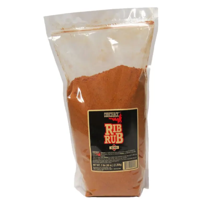 Cookshack SP113 12 Inch Resealable Plastic Bag for RibRub Storage