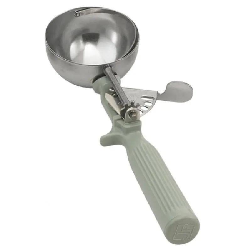 Vollrath 47140 Size 8 4 Oz Round Bowl Disher Stainless Steel with Gray Handle