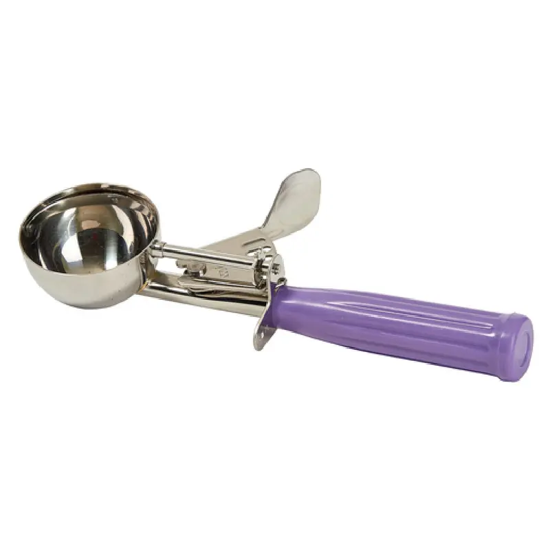 Winco ICD-16P 2-1/4 Inch Ice Cream Disher 2-3/4 Oz Capacity Plastic Handle Purple