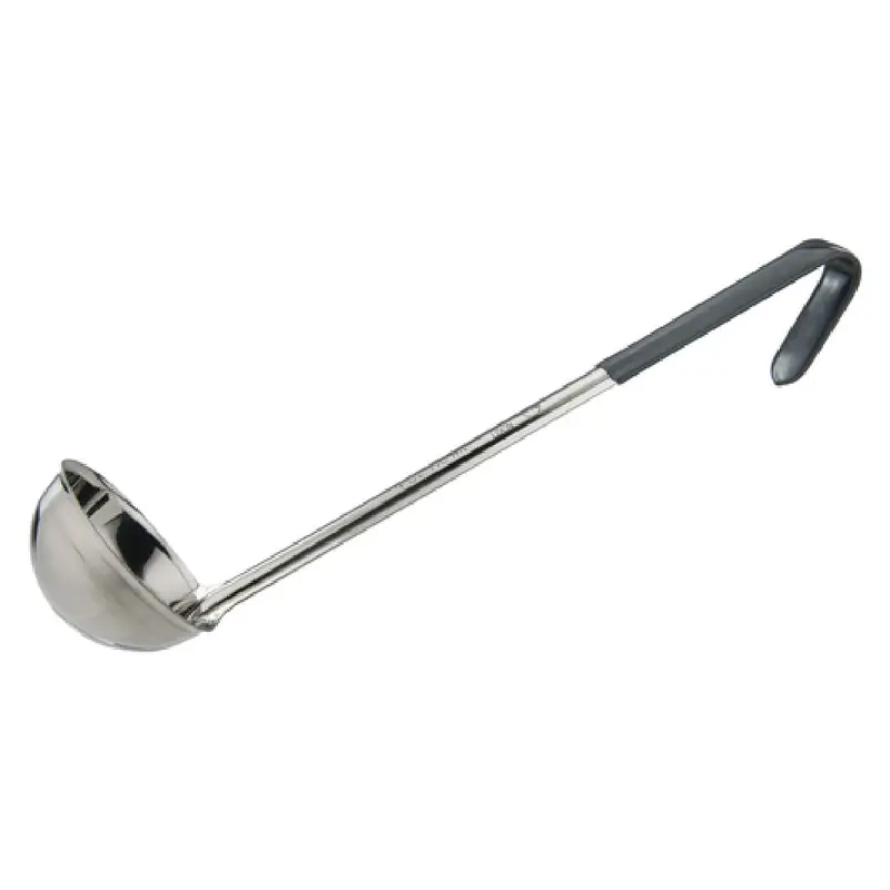 Winco LDCN-4 4 Oz Ladle One-piece Stainless Steel Gray with Prime Finish