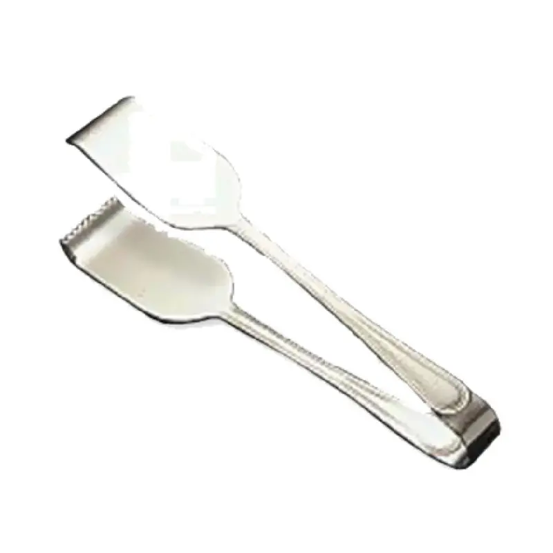 Bon Chef 9450 9 Inch Stainless Steel Banquet Serving Tongs with Ergonomic Design