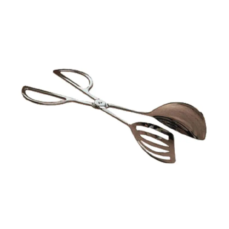 American Metalcraft TONG3 10 Inch Salad Tongs Spoon Spatula Design Stainless Steel