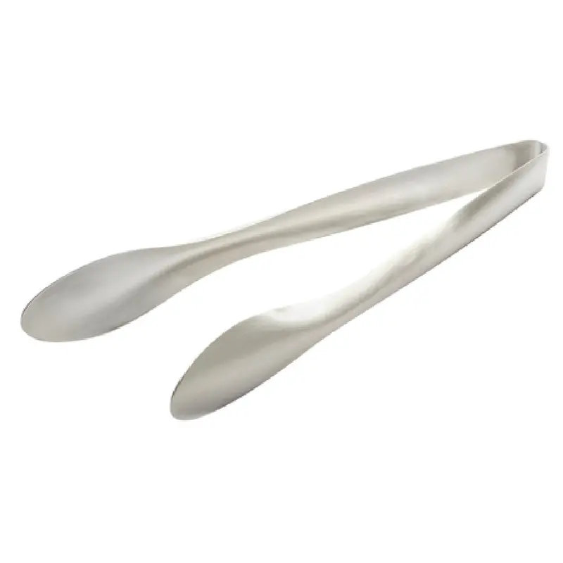 Browne Foodservice 573287 9-1/2 Inch Ergonomic Tongs Stay Cool Handle Stainless Steel Satin Finish
