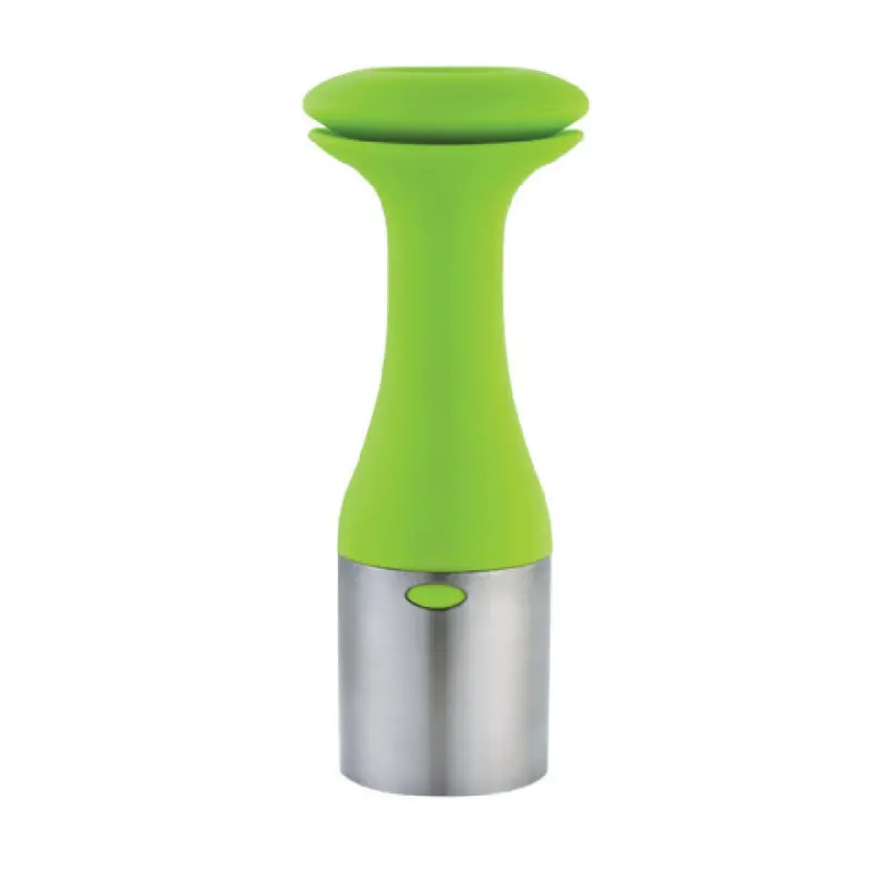 Browne Foodservice 747317 2 Inch Green Ice Cream Dipper with Push Button Release