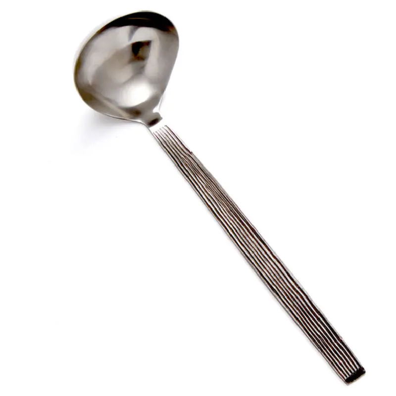 American Metalcraft WVAL 3-1/2 Oz Ladle 13 Inch Wavy Aged Stainless Steel