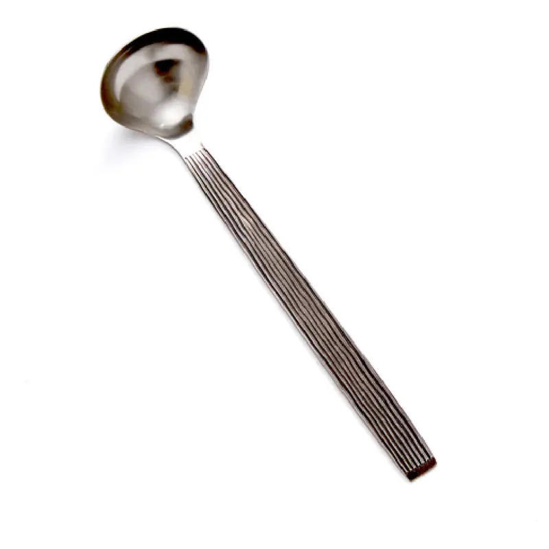 American Metalcraft WVAML 1-1/2 Oz Ladle Wavy Aged Stainless Steel