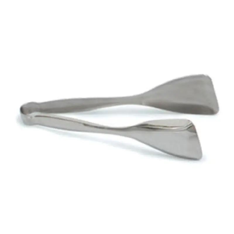 Carlisle 607687 9-1/4 Inch Bread Serving Tongs One-piece Stainless Steel Mirror-polish