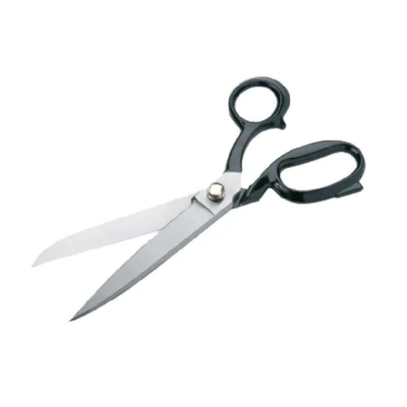 Matfer 72200 9-1/4 Inch Sugar Scissors with Black Lacquered Handles Stainless Steel
