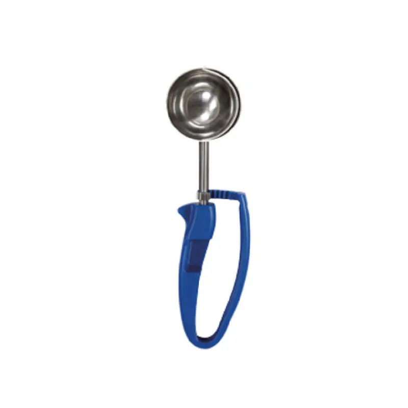 Zeroll 2016-EX 2-1/4 Inch Bowl Diameter Disher Squeeze Handle Blue Stainless Steel