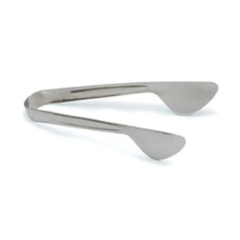 Carlisle 607680 8 Inch Pastry Tongs One-piece Dishwasher Safe Stainless Steel Mirror Polish