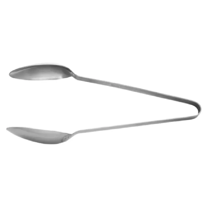 1880 Hospitality T416MTRF 13 Inch Serving Tongs Open Hole Handle Stainless Steel Brushed