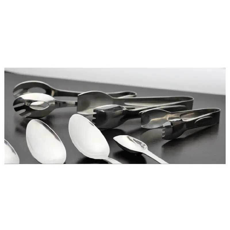 GET Enterprises BSBF-20 9-1/2 Inch Serving Tongs Mirror Finish Stainless Steel