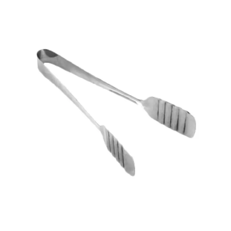 Thunder Group SLTG608 9 Inch Pastry Tongs with Stainless Steel Build