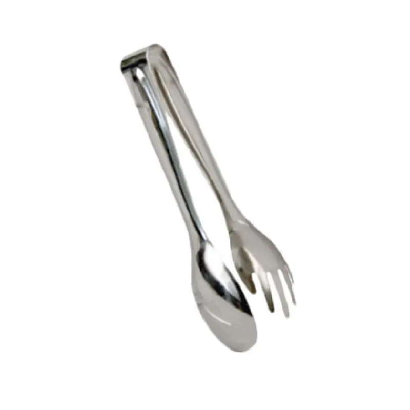 Thunder Group SLTTMN008 8 Inch Tongs Fork and Spoon One Piece Stainless Steel