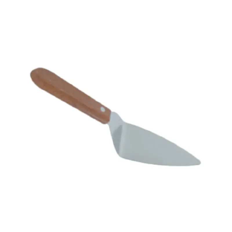 Thunder Group SLTWPS002 6 Inch Flexible Pie Server Wood Handle Stainless Steel