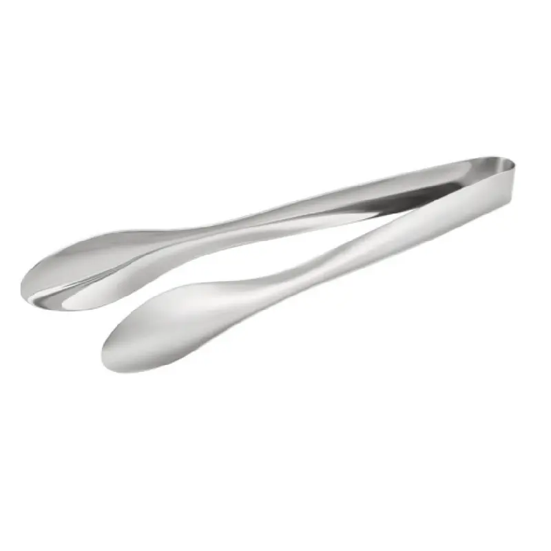 CAC China S3TG-12 12 Inch Serving Tongs Mirror Finish Stainless Steel