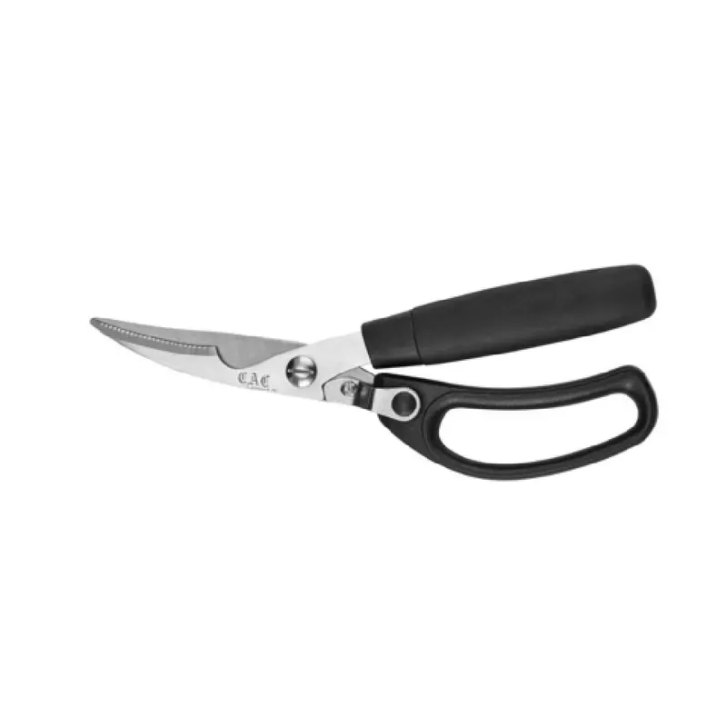 CAC China SHRP-4P 4 Inch Shears Poultry with TPR Handle Stainless Steel