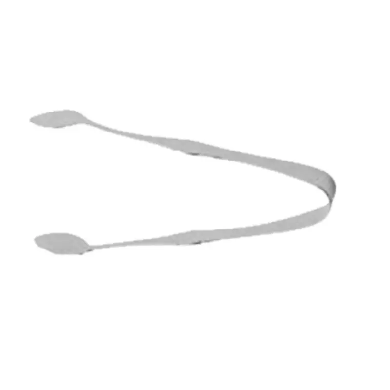 Libbey 002 076 4-1/2 Inch Sugar Tongs Stainless Steel with Windsor Grip