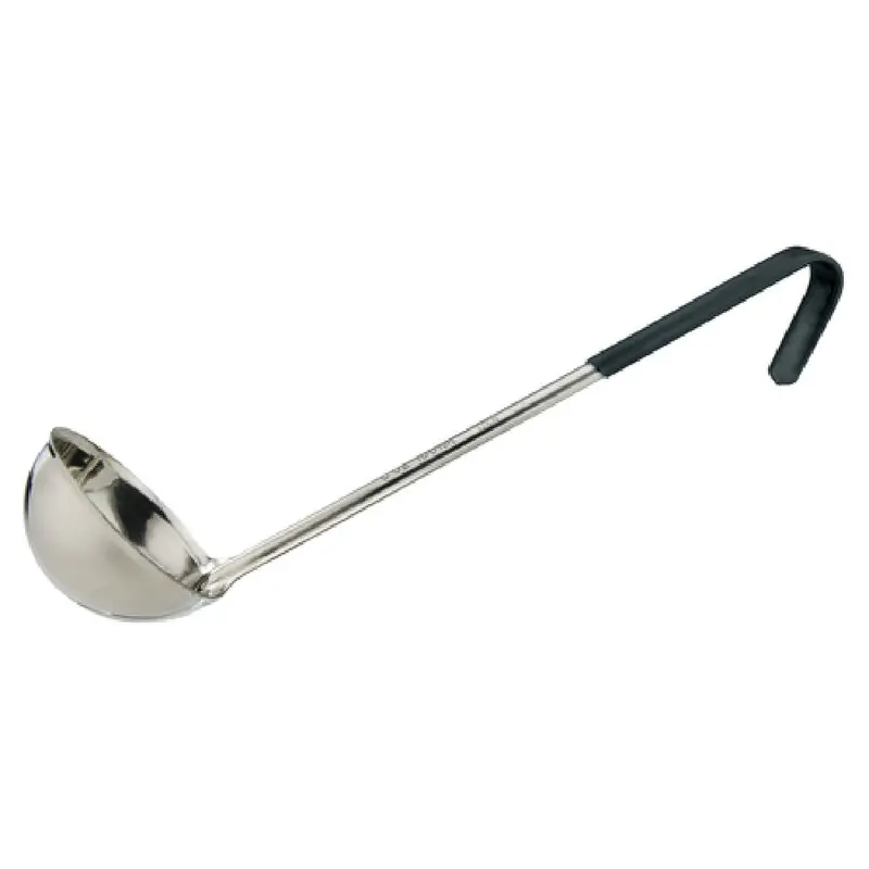 Winco LDCN-6K 6 Oz Ladle One-piece Stainless Steel Black - Serving