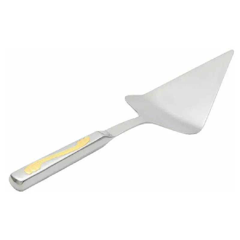 Vollrath 46643 11 Inch Hollow Handle Pie Server Stainless Steel with Gold Accent