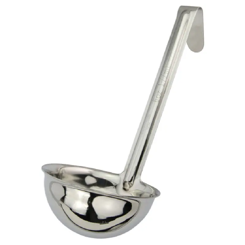 Winco LDI-60SH 6 Oz Ladle One-piece Stainless Steel Mirror Finish