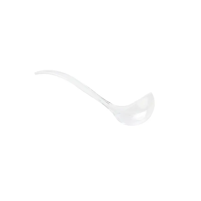 Tablecraft 11445 6.5 Oz Ladle 12 Inch Clear Polystyrene Pack of 12
