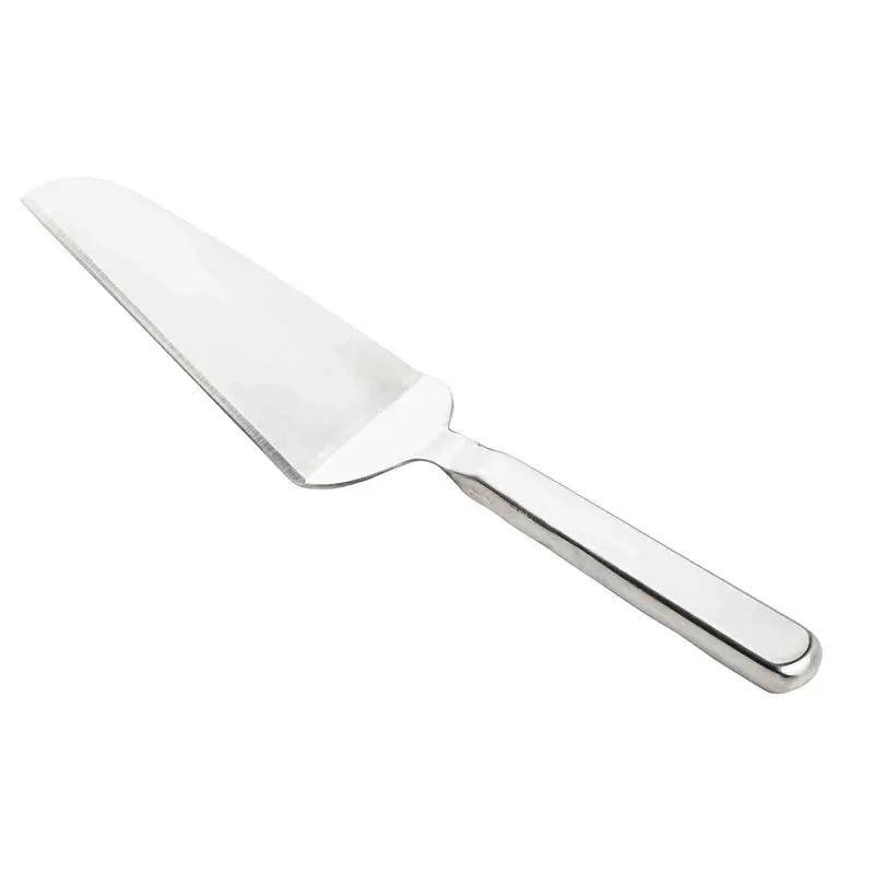 Tablecraft 11634 11 Inch Cake Server Lightweight Hollow Handle Stainless Steel