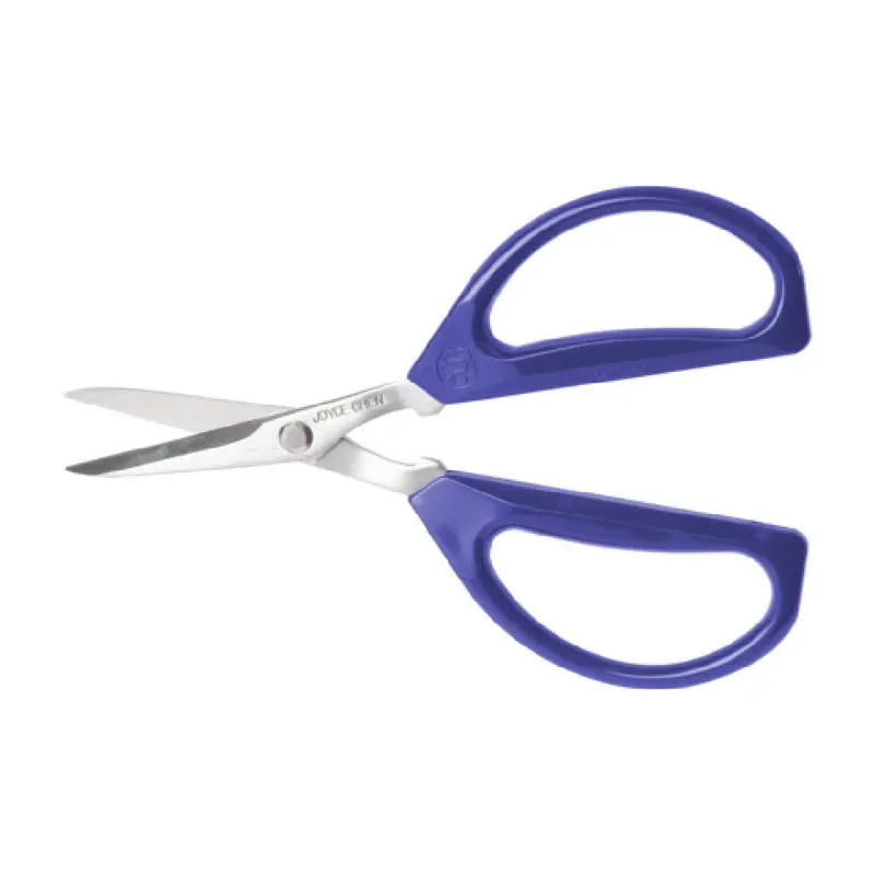 Winco KCHZ09008 9.06 Inch Kitchen Shears with Blue Handles 2 Pack