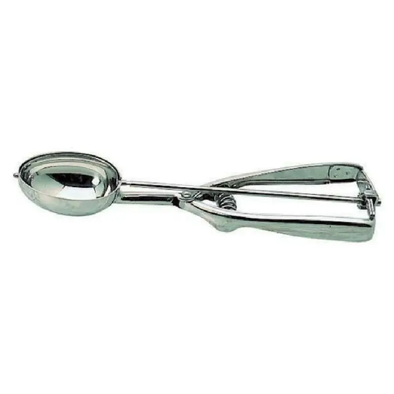 Matfer 670389 2-3/8 Inch Ice Cream Dipper Oval Stainless Steel with Ergonomic Handle