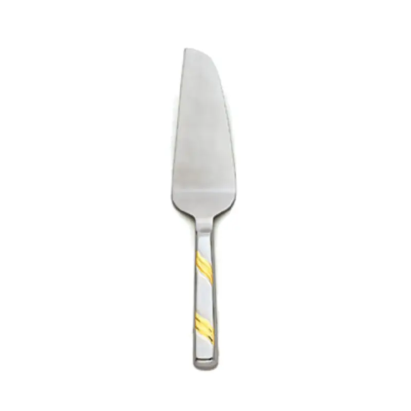 Alegacy Foodservice Products 118PSGD Goldcrest Pie Server 11" Overall Length Hollow Handle