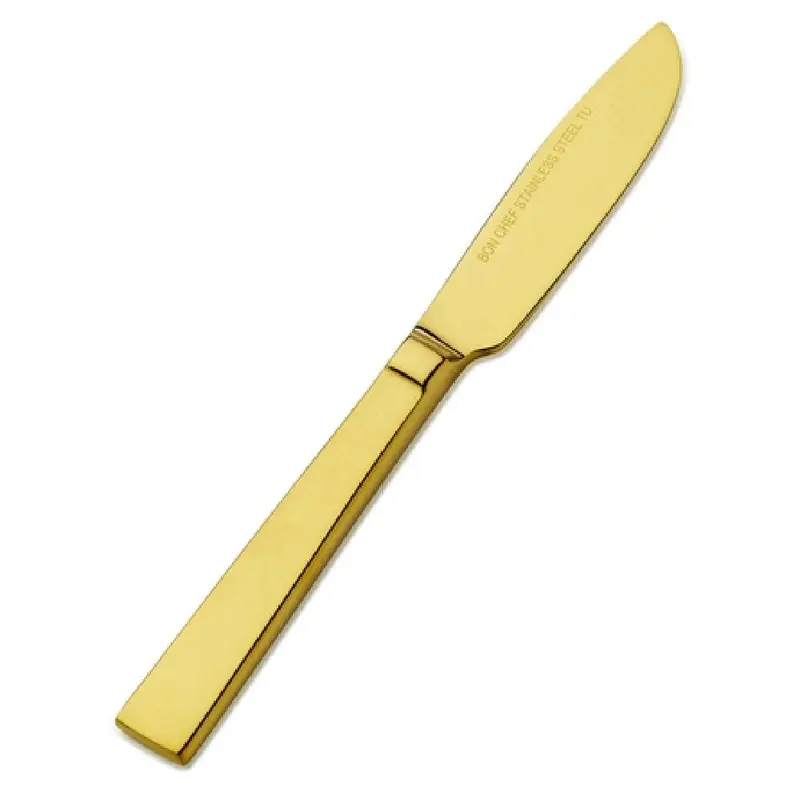Bon Chef S3713G 6-7/8 Inch Gold Butter Knife 13/0 Stainless Steel
