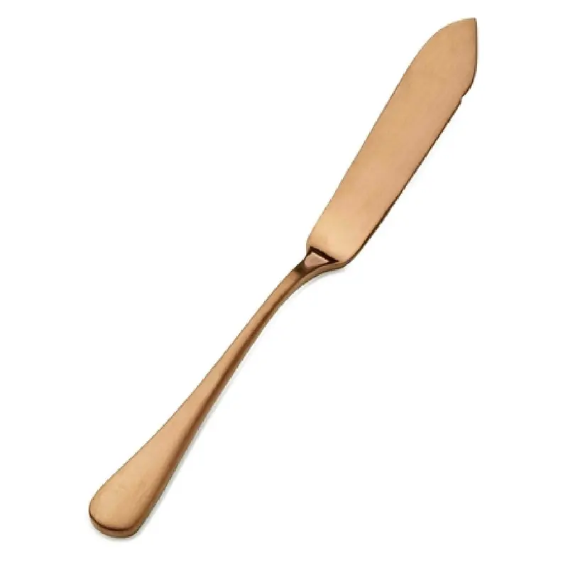 Bon Chef S4110RGM 6-3/4 Inch Butter Knife Rose Gold Matte 13/0 Stainless Steel
