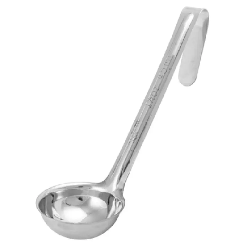 Winco LDI-15SH 1-1/2 Oz. Ladle One Piece Ergonomic Handle Stainless Steel