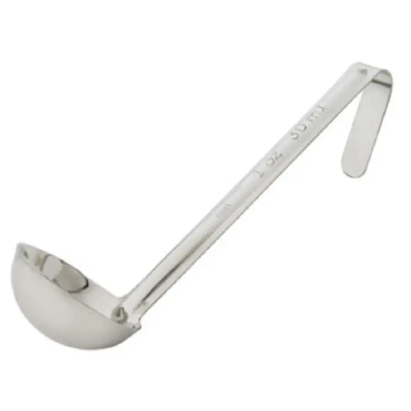 Winco LDI-10SH 1 Oz Ladle One Piece with 6 Inch Handle Stainless Steel Mirror Finish