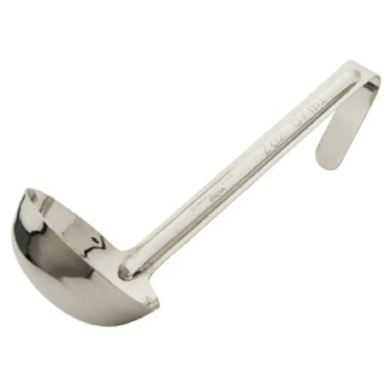 Winco LDI-20SH 2 Oz. Ladle One Piece Mirror Finish Stainless Steel