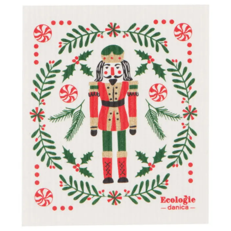Swedish Dish Cloth - Nutcracker