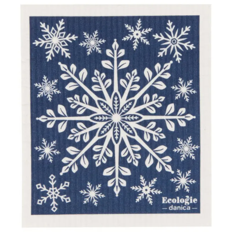Swedish Dish Cloth - Snowflake Ornament
