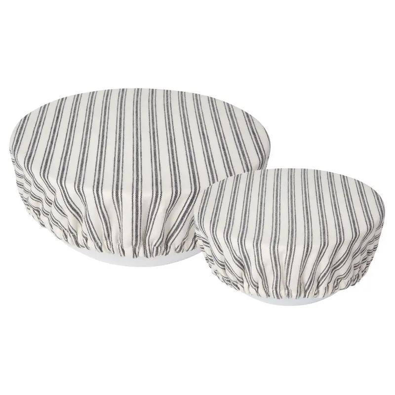 Bowl Cover Set - Ticking Stripe