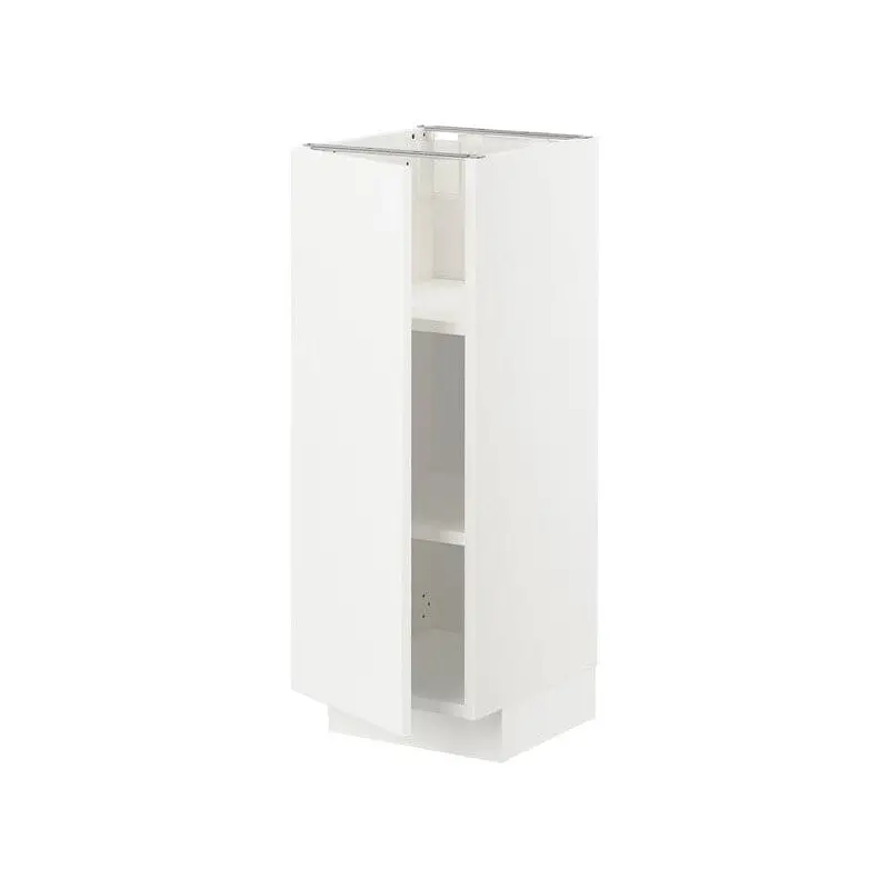 METOD base cabinet with shelves, Width: 30.0 cmDepth: 39.2 cmHeight: 88.0 cmFrame depth: 37.0 cmFrame height: 80.0 cm