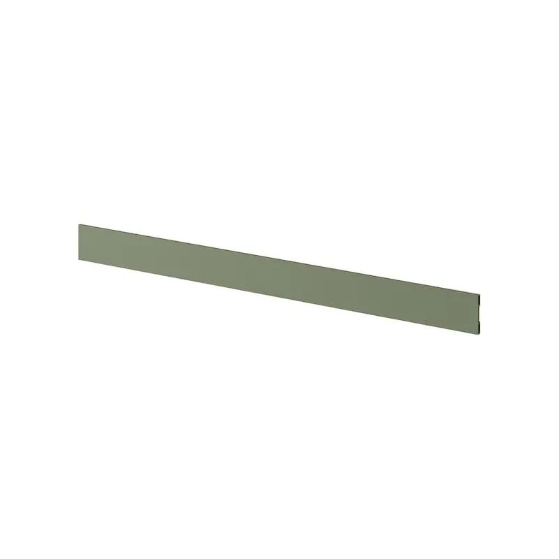AXSTAD plinth, grey-green, 220x8 cm