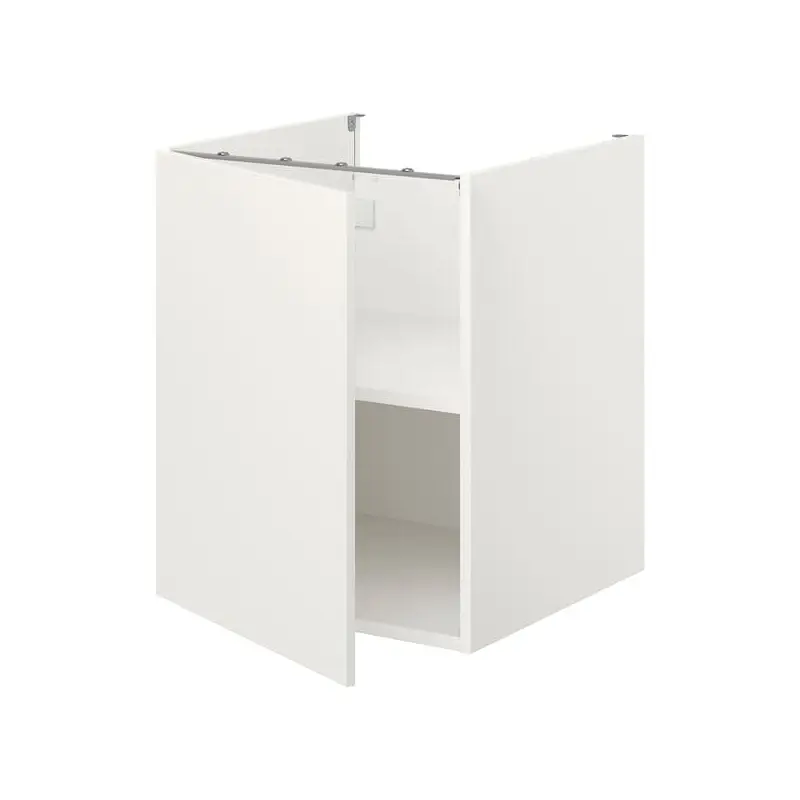 ENHET - ENHET Bc w shlf/door, white, 60x62x75 cm