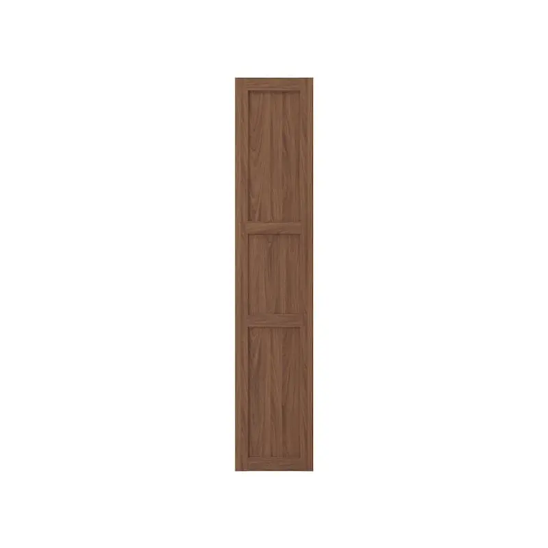 ENKPING door, brown walnut effect, 40x200 cm