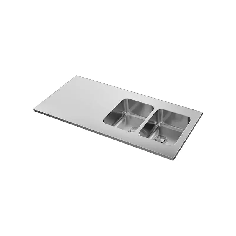 OLOFSJN worktop with 2 integrated sinks