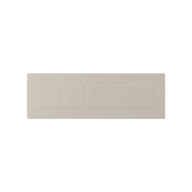 STENSUND drawer front, beige, 60x20 cm
