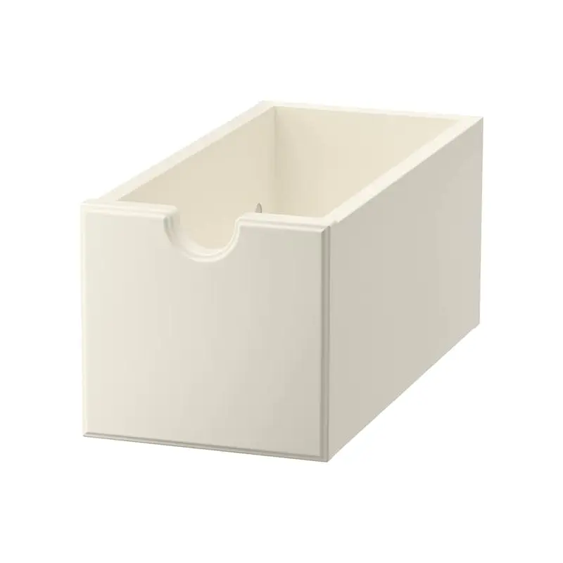 TORNVIKEN box, off-white, 16x34x15 cm