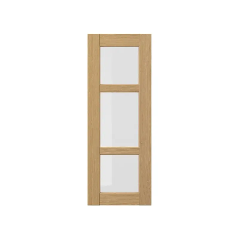 FORSBACKA - FORSBACKA Glass door, oak, 30x80 cm