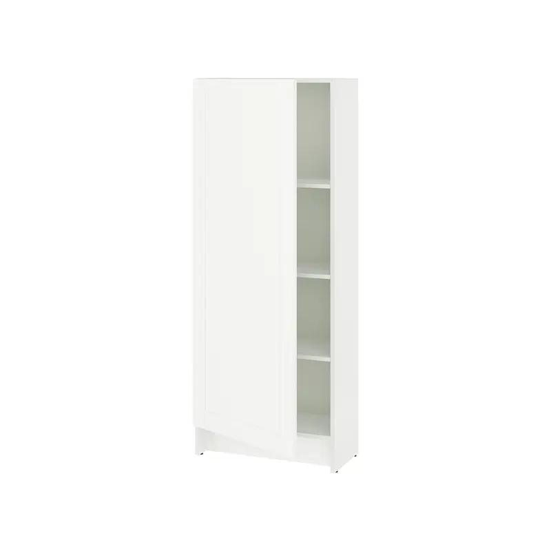 KNOXHULT high cabinet with door, white frame, 60x31x153 cm