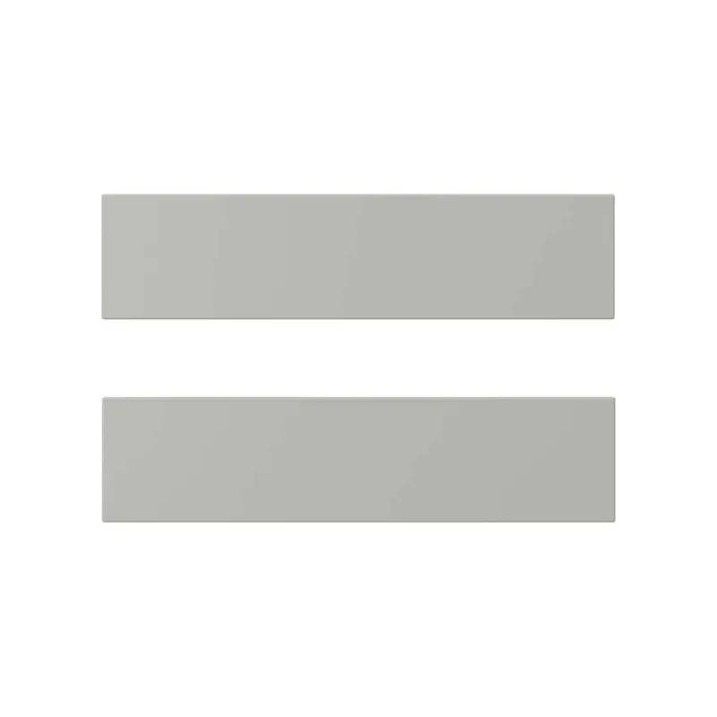 HAVSTORP drawer front, Width: 39.7 cmSystem height: 10 cmSystem width: 40 cmHeight: 9.7 cmThickness: 1.6 cmQuantity/package: 2 pcs.