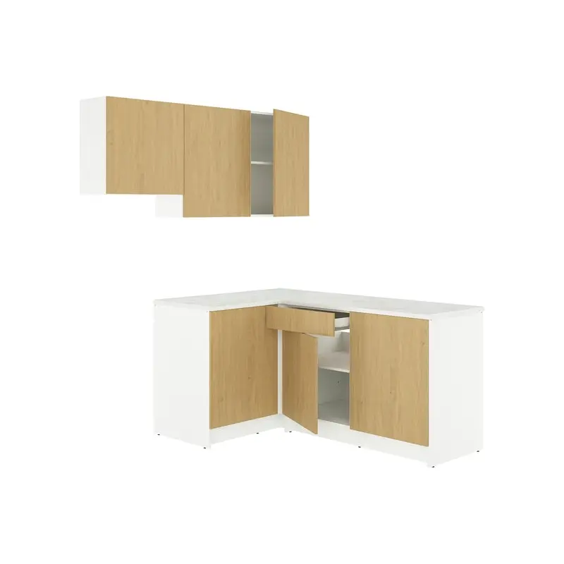 KNOXHULT corner kitchen, oak effect